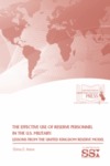 The Effective Use of Reserve Personnel in the U.S. Military: Lessons from the United Kingdom Reserve Model by Shima D. Keene Dr.