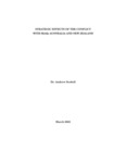 Strategic Effects of Conflict with Iraq: Australia and New Zealand by Andrew Scobell Dr.