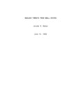 Nuclear Threats from Small States by Jerome H. Kahan Mr.